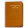 New England & New York Travel Miniature W/ Leather